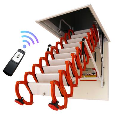 China Attic Roof Crane Folding Ladders Smart Hatch Stairs Electric Telescopic Walking Ladder for sale