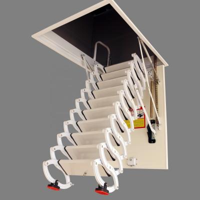 China Wall Mounted Ladder Retractable Roof Folding Ladders Attic Folding Ladders Access Stairs for sale