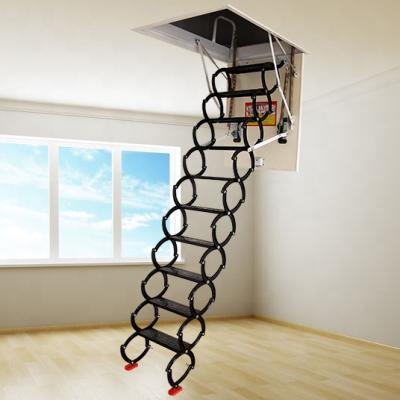 China Telescopic Ladder Scissor Ladder Ceiling Folding Step Ladders Attic Ladders Extendable for sale