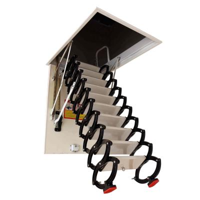 China Folding Ladders Online Sale Attic Stairs Aluminum Telescopic Attic Fold Ladder for sale