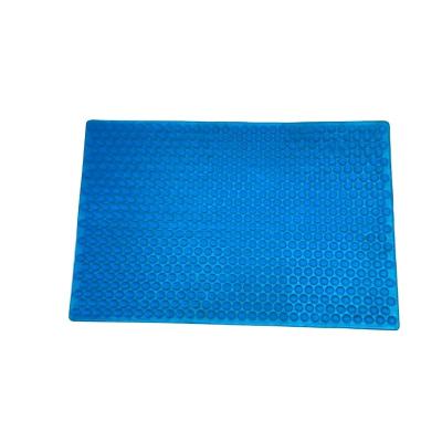 China Cooling Ice Pad Gel Rectangle Sitting Chair Cushions Soft Comfortable Gel Pad Cushion for sale