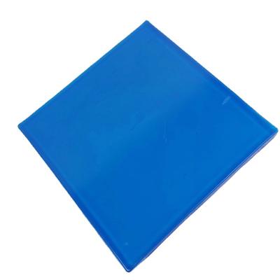 China Blue Square Motorcycle Bicycle Gel Pad Gel Sheet Cooling Outdoor Cooling Pad for sale