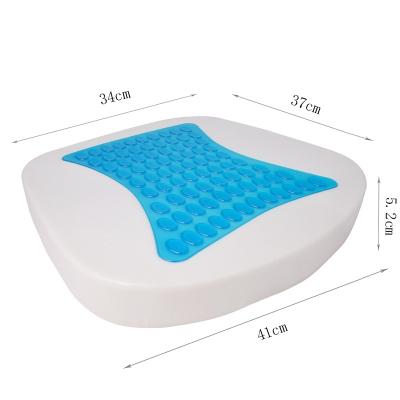 China Cooling Durable Using Appropriate Price Seat Gel Cushion Memory Foam Gel Cushion For Long Sitting for sale