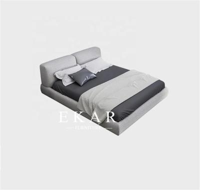 China Modern Style Wooden Bed Frames Included Wooden Double Bed Designs for sale