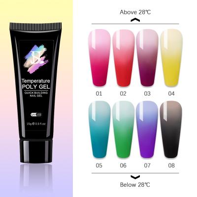 China Personal Use For DIY And Nail Art For Salon Gel Nail Poly Acryl Gel Small Temperature Polish Wireless Multi Color Change Professional for sale