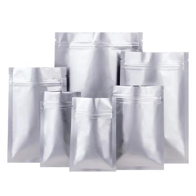 China Wholesale Inner Aluminized Food Film Bag Packaging Food Bag Zipper Flat Bottom Inner Aluminized Bag for sale