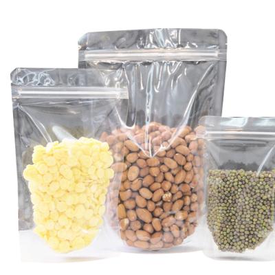 China Customs Size 20*30+5 Size Customs Gift Printing Food Bag Packaging Plastic Bag Recyclable Transparent Bag for sale