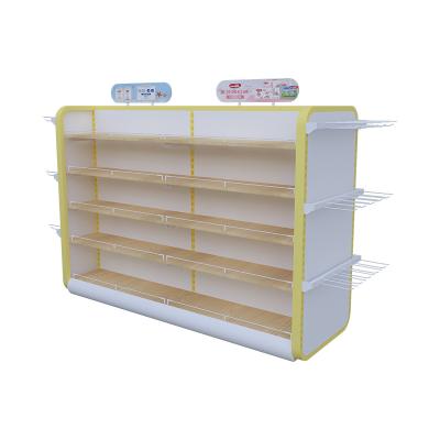 China Single-Sided Baby Shop Buries Rack Display Rack Metal Simple And Beautiful Style Customized Wooden Rack for sale