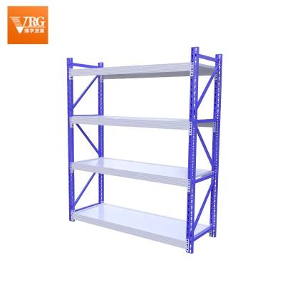 China Single Sided Warehouse Heavy Duty Steel Racks, Selective Pallet Rack Storage System, Customizable Stacking Racks, Anti-Corrosion for sale