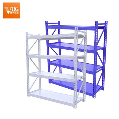 China Single-sided manufacturers supply warehouse light shelves without bolts factory multi-functional shelves brand new for sale