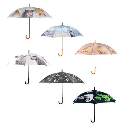 China Modern Design Custom Wholesale Animal Fashion Portable Supplier Umbrella Print for sale