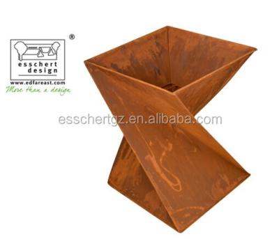 China Rustic Iron Sheet Outdoor Fire Pit Garden Fire Place Pits Daily Gift Stores Support FF315 for sale