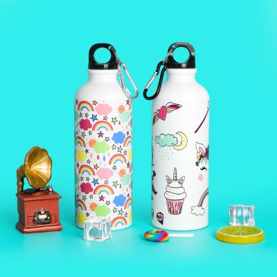 China Aluminum Alloy Camouflage Pot Stainless Steel Fitness Water Bottle Large Capacity Outdoor Sports Color-Changing Aluminum Kettle for sale