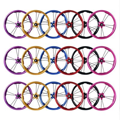 China Kids Bikes Straight-Pull Bearing Sliding Bike Wheel Set 12 Inch Wheels BMX Child Balance Bicycle Wheelset for sale