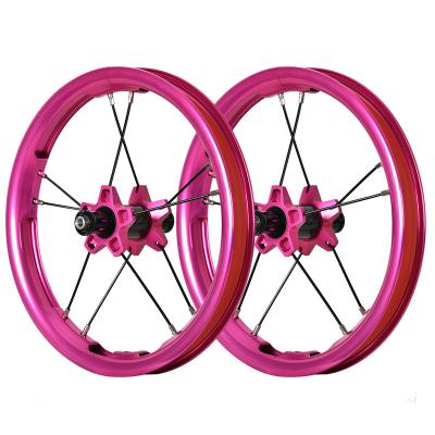 China Kids Bikes New Children's Balance Bike For Sale Alloy / Aluminum 12 Inch Wheeled Racing Bike Wheel Set, Kids Balance Bike Wheel Set for sale