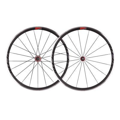 China Super Loud Road Bike Summer RUJIXU700C Wheel Set, Carbon Fiber Tube Hub, Front Two Rear Five V Brake Road Bike Wheelset for sale