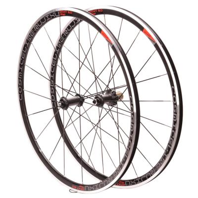 China Road Bikes Pull 700C 30MM V/C Wind Breaker Road Wheel Set Brake Front 2 Rear 4 Bearing Carbon Fiber Straight Tube Hub for sale