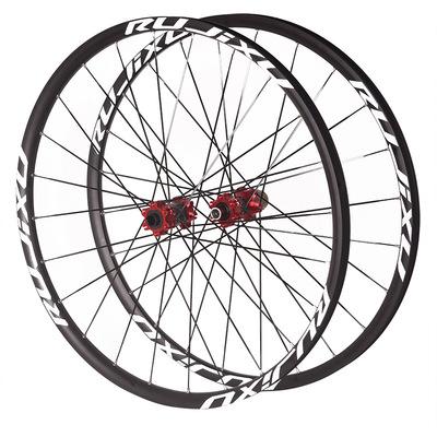 China Rujuxu Mountain Bikes Hexane Center Ultra Locking Spokes Straight And Flat Mountain Road Bicycle Wheelset for sale