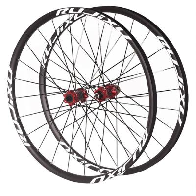 China Mountain bikes support 26/27.5/29 inch mountain bike wheel carbon fiber hub adult wheelset logo customization service for sale