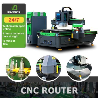 China Wood Router Machine BCM1325D Factory Woodworking ATC CNC Router CNC Router Machinery Wood Factory Price for sale