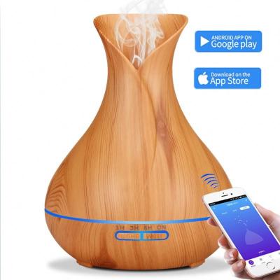 China Electric Car Air Conditioning Home Appliance Oil Diffuser WIFI APP Aroma Diffuser and 7 Color LED Lights Change for sale