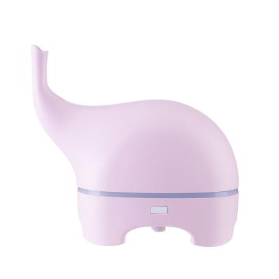 China Cute Elephant Shape Car Baby Ultrasonic Humidifier USB Powered Essential Oil Aroma Diffuser with 7 Color Change for sale