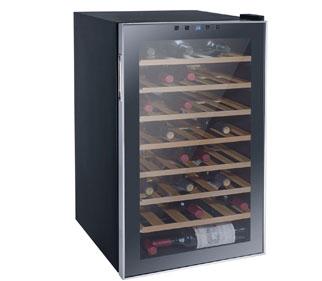 China 51 Bottles 128L Wine Cooler Single Zone (compressor Wine Cellar) for sale