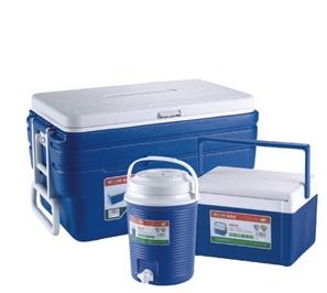 China 3pcs/set Combo Cooler 80L7.6L5L Leisure Outdoor Cooler Box -Plastic lunch box-Beach Coolerbox for sale