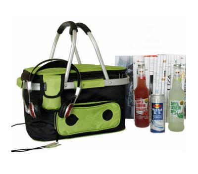 China HH-A0282 ourdoor soft cooler bag  with speaker Thermos cooler bag for garden lunchbag for sale