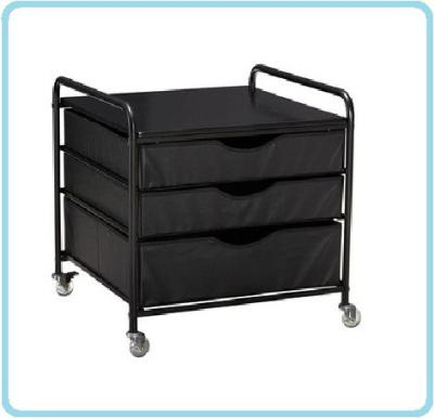 China Movable Fridge Cart Refrigerator cart Mesh Compact Fridge Cart for sale