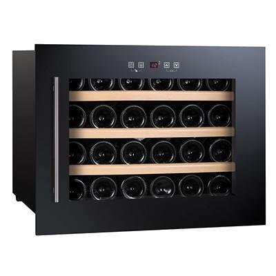 China 24 Bottles 56L Wine Cooler Single Zone Build in cooler for sale