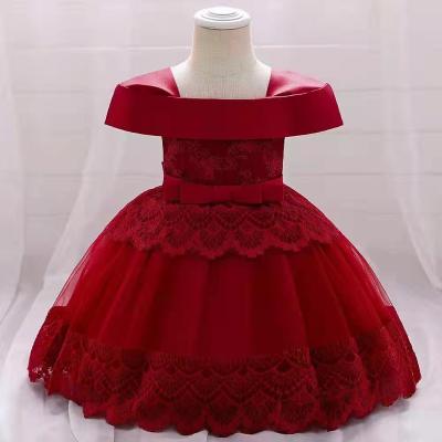 China Casual 2022 4-10 years old girls fashion princess wedding party tutu dresses cheap wholesale dresses for girls MK1130 for sale