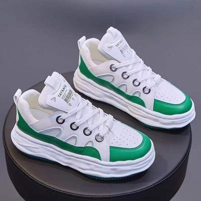 China 2022 Wholesale Sweat-absorbent Women's New Spring Casual Shoes Women's Sneakers XLK0223 Fashion Breathable Lace-up Cheap Shoes for sale