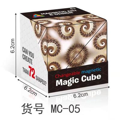 China Magnetic Anti Trigger Toys DIY Wacky Ways Puzzle Magic Cube Moving Person Toy for sale