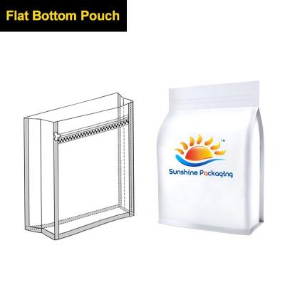 China Flat Bottom Moisture Proof Packaging Pouches Bags Customization for sale