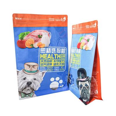 China Custom Printed Moisture Proof Dog Food Plastic Bag Packaging Plastic Dog Food Packaging for sale