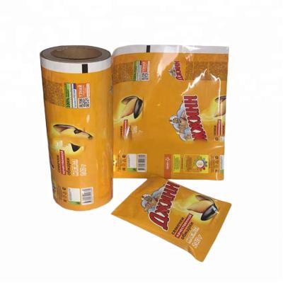 China Recyclable Automatic Plastic Laminated Film Rolls For Candy Bag Back Sealing Food Packaging for sale