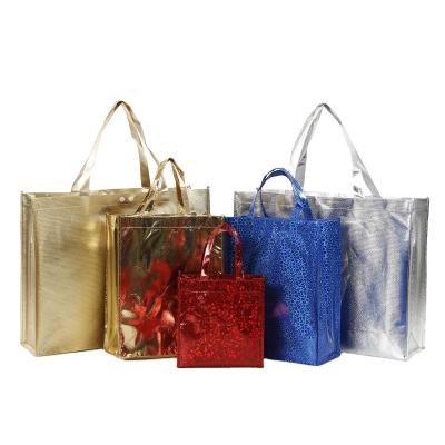 China Eco-friendly PP Laminated Promotional Reusable Shopping Bag Bag Wholesale Tote Non Woven Bag With Zipper for sale