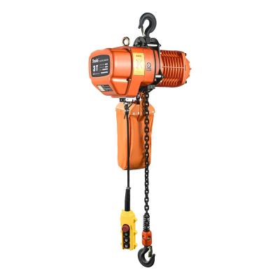 China Building material shops Double 5t hook chain HHBB electric stationary chain lifter winch electric hoist for sale