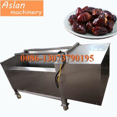 China Root vegetable fruit palm dates brush cleaning machine/dates washing machine/dates brush remover grout machine for sale