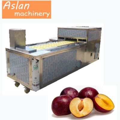 China High efficiency plum pitter machine/plum pitting and halving cutting machine/plum pitting machine for sale