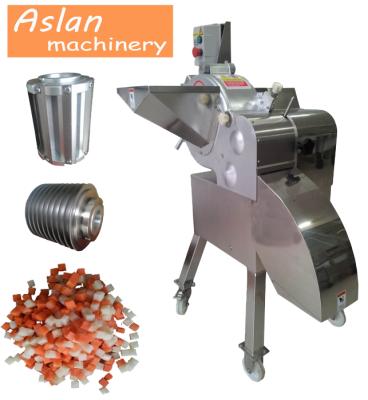 China High efficiency carrot dicer machine/automatic onion cube slicing machine/vegetable fruit dicing machine for sale