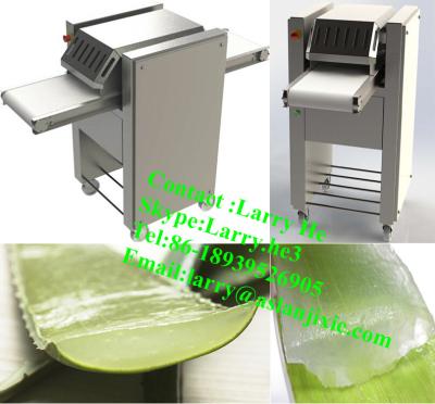 China Stainless Steel Aloe Peeler Cutter/Aloe Peeling Machine/Aloe Vera Peeler Washing Dicer for sale