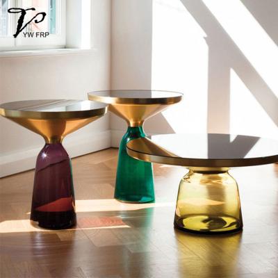 중국 coffee table metal bell table luxury tea coffee table for living room hotel 판매용