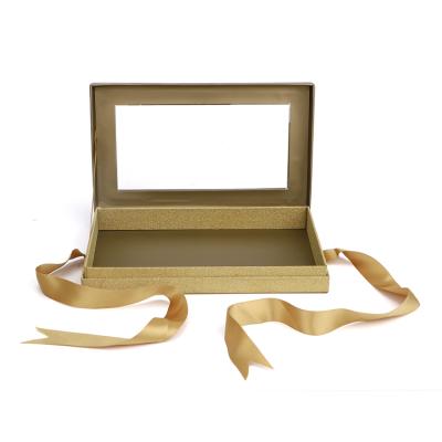 China Recyclable PVC Window Boxes With Ribbons Luxury Gift Boxes For Gift Packaging Boxes For Clothes for sale