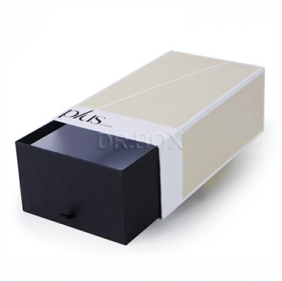 China Recyclable Eco Friendly Custom Brown Printing Paper Drawer Sliding Gift Box for sale