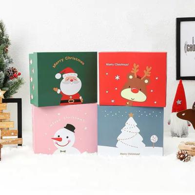 China Recycled Materials Custom Recycled Eco - Friendly Printing Christmas Packaging Gift Box for sale