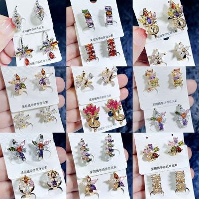 China PUSHI fashion small circle earrings zircon dangle earings for women earring ladies 2022 earring earring studs loose lot for sale