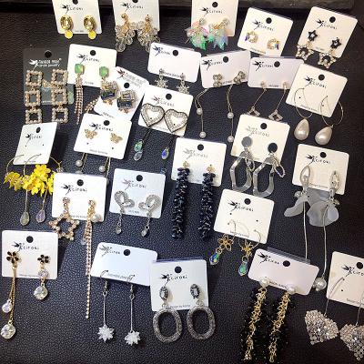 China PUSHI wholesalers simple fashion jewelry earrings in bulk fancy earrings mix fashion jewelry lot good quality earings for sale