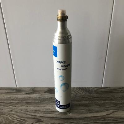 China Popular Wholesale 0.6L Carbon Dioxide Cylinders Aluminum Carbon Dioxide Gas Tank Price Popular CO2 Gas for sale